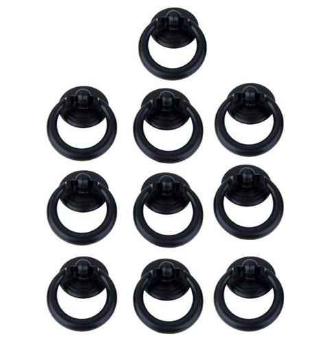 Black single hole round - 10,