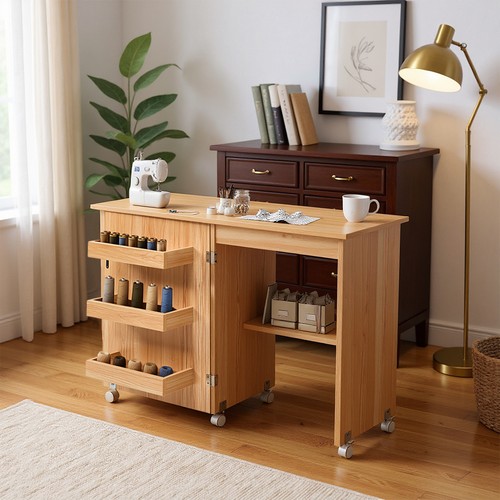 Folding sewing machine table - sewing,