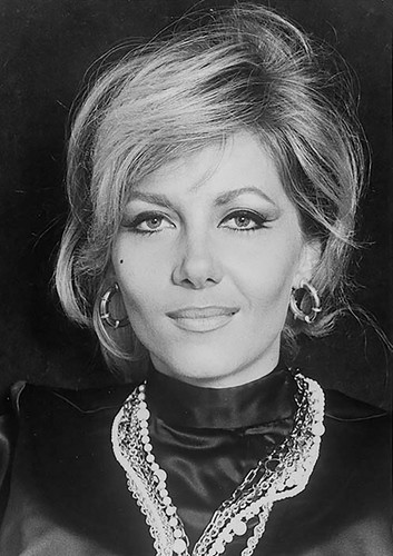 Ingrid pitt monochrome photo - pitt,