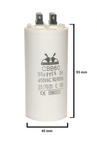 35uf capacitor motor start run - 35uf,
