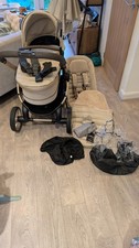 iCandy Peach 7 Pushchair and Carrycot Bundle Biscotti