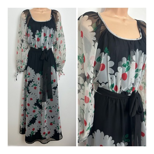 Vintage 70s vera mont - mont, black
