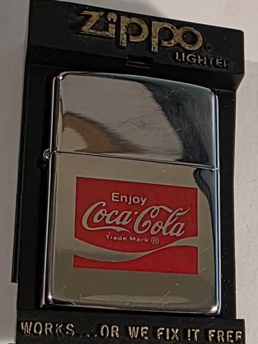 Very rare 1989 zippo coca - *very, rare*