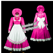 Sissy maid pvc dress lockable Uniform cosplay costume Tailor-made
