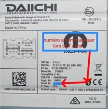 FIAT DAIICHI FIORINO LINEA LANCIA QUBO Continental VP1,VP2 CZEC car radio code