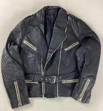 Vintage Leather Biker Jacket