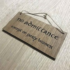 Lasercut wooden sign. LOTR