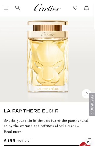 Cartier panthere elixir - cartier, la