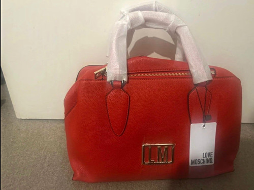 Love moschino red - red, leather