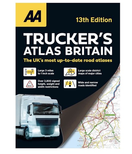 Trucker atlas britain - aa, trucker's