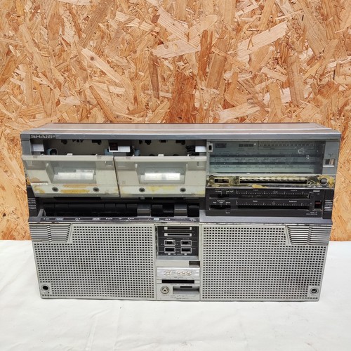 Sharp 555 stereo radio - sharp, radio-tape