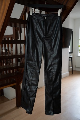 Missguided black faux leather - missguided,