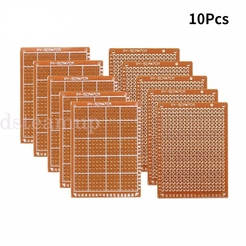 10pc copper perfboard 5x7cm - perfboard,