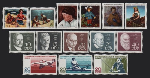 East germany ddr stamps 1968 - germany,