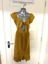 Zara Mustard yellow skirt dress size Large