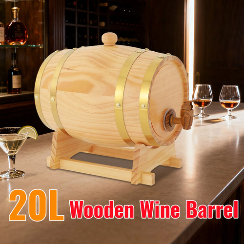 20l wooden wine barrel whiskey - barrel,
