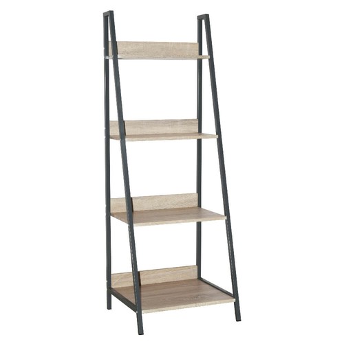 Oak grey ladder - ladder, bookcase