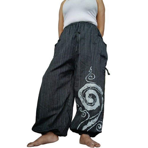 Black harem pants genie - pants,