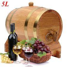 5 Liter Wooden Oak Wine Barrel