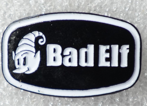 Bad elf logo pin black - elf, enamel