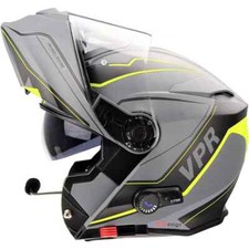 ViPER RSV171 Flip-Up Motorcycle Blinc Bluetooth Helmet Modular Bike Crash Helmet