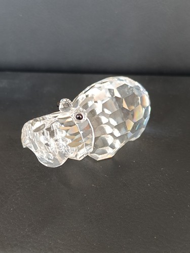 Swarovski crystal small hippo - swarovski,