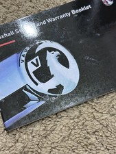 Vauxhall Service History Book