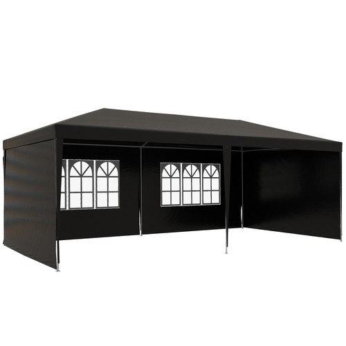 Outsunny garden gazebo - outsunny, 3m