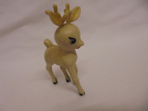 Vintage kitsch wide eyed deer - kitsch,