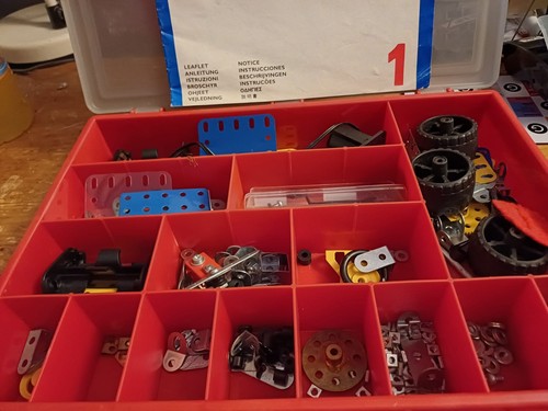 Meccano set box purchased - set,