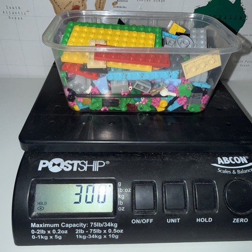 300g mixed lego bricks job - bricks, lot