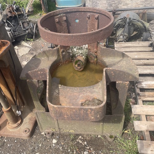 Cast iron forge - cast, antique