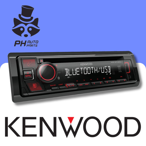 Kenwood kdc bt460u single din - single,