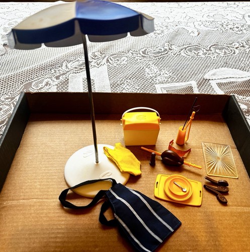 Sindy doll vtg sunlounger - sindy,