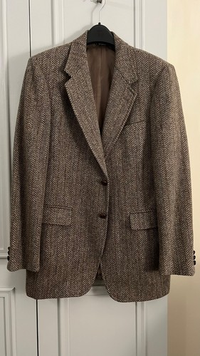 Mens vintage pure wool - , brown