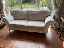 Stunning, Classic, laura ashley sofa. Silver. Purchased £1,500, Sell £800