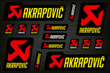 Akrapovic Decals Stickers Exhaust Graphics Set Autocollant Decal 