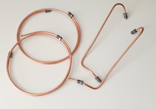 Rear kit brake pipes for - 4×,
