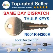 Thule Steel Halfords Roof Box & Roof Rack Replacement Keys to Code (N001R-N200R)