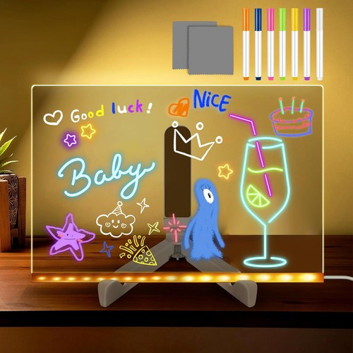 Led note message board acrylic - led,