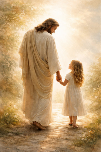 Jesus with child - with,