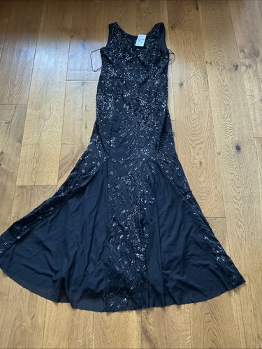 Black quiz evening dress size - black,