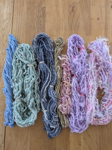 Handspun art yarn for - handspun,