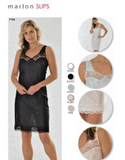 PETTICOATS FULL SLIPS LADIES  SIZE 12-32 BLACK WHITE IVORY PINK AQUA