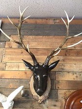 Stags Bust Stag Head Wall Mounted Stags Head Deer Wall Sculpture Red Deer