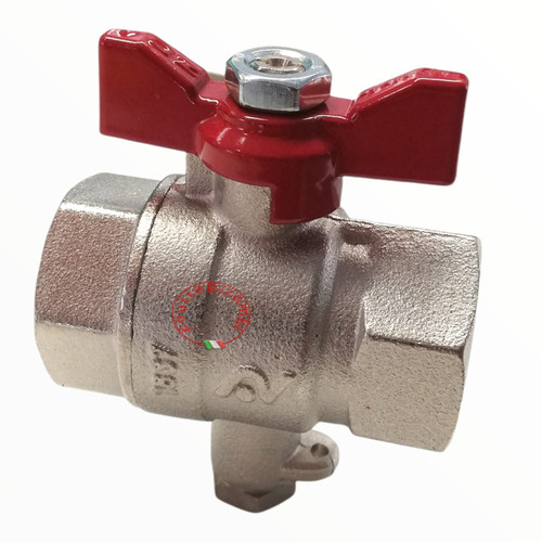 Ball valve with - 3/4, cockpit