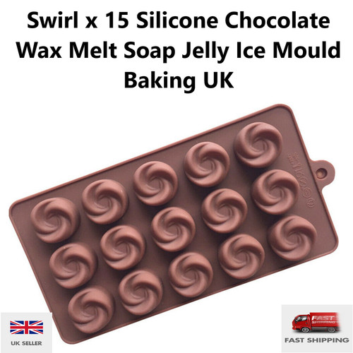 Swirl silicone chocolate - 15,