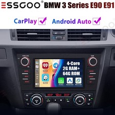 7" Android 14 Carplay For BMW 3 Series E90/E91/E92/E93 Car Stereo Radio GPS 64GB