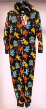 Pokemon 1Onesie Pikachu Kids Boys Girls Fleece Sleepsuit All in One 9-10 Years