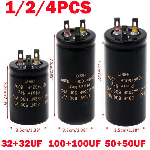 32uf 100 100uf - 50+50uf, 500v
